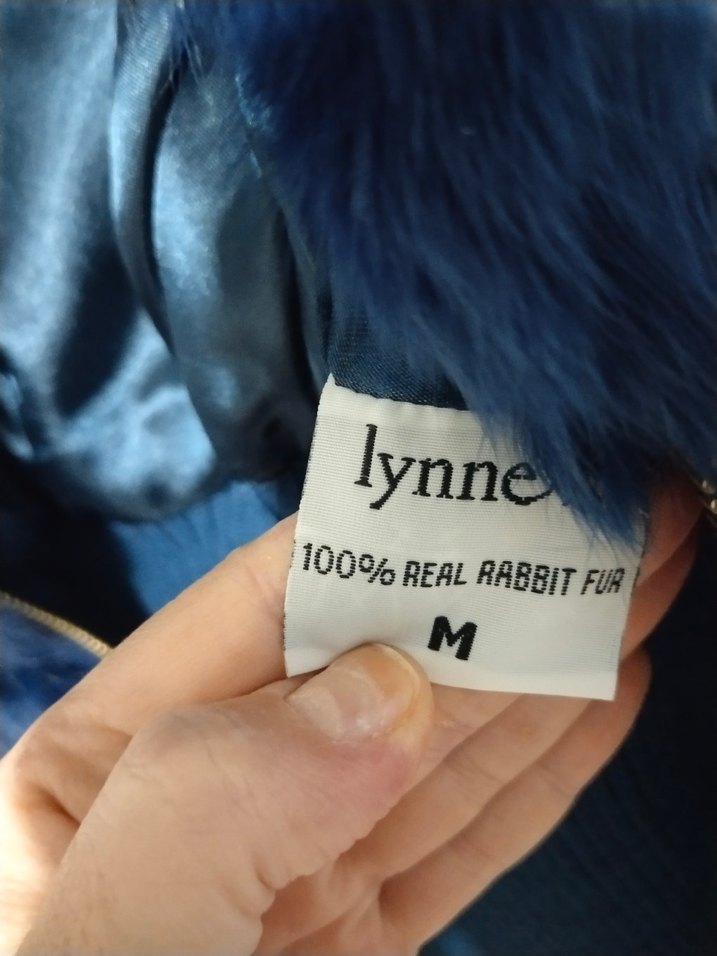 Kürk Detaylı Mavi Kadın Yelek - Görsel 5