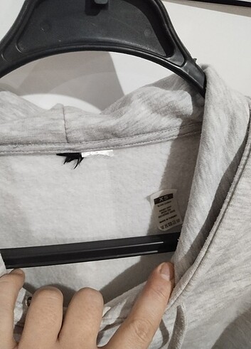 xs Beden gri Renk Crop sweat
