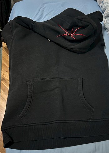 LC Waikiki Kadın veya erkek Siyah Kapüşonlu Sweatshirt