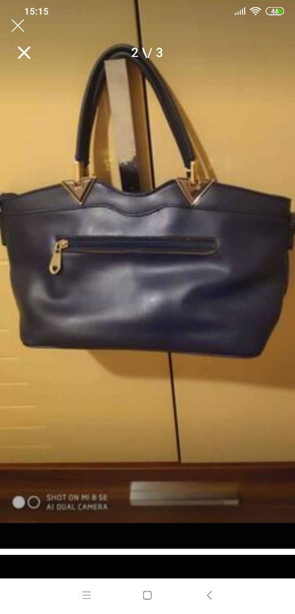 Klasik LacivertKadın Çantası - Görsel 2