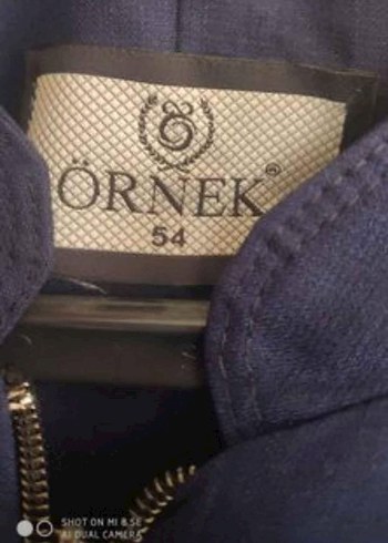 Lacivert Uzun Kollu Kadın pardüs 54 beden - Görsel 2