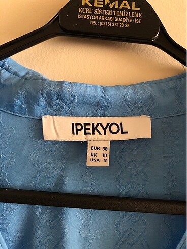 m Beden İpekyol mavi elbise