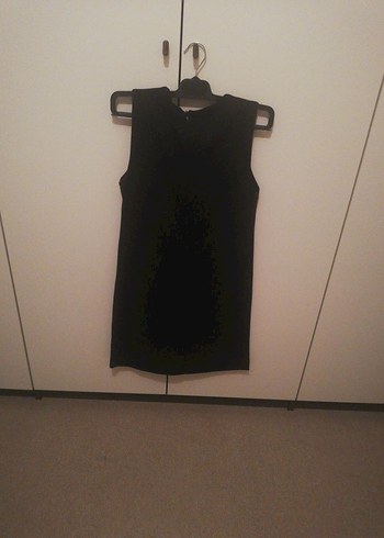 Siyah Kadın Deri elbise - Görsel 5