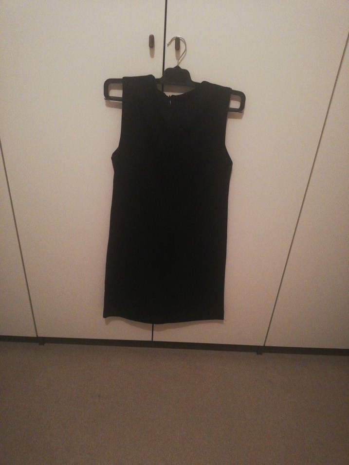 Siyah Kadın Deri elbise - Görsel 5