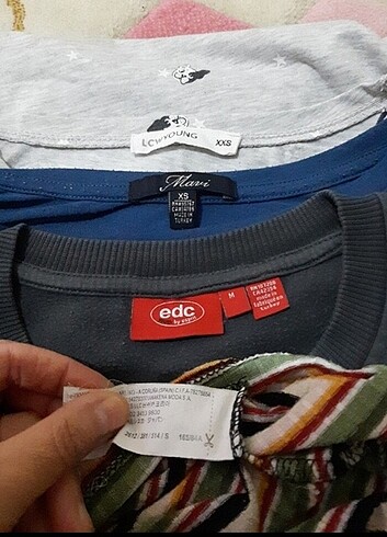 s Beden çeşitli Renk 2 adet tşòrt bady