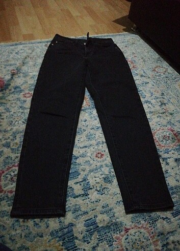 26 Beden siyah Renk Mavi cindy mom jeans