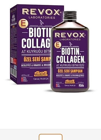 Revox biotin collagen şampuan