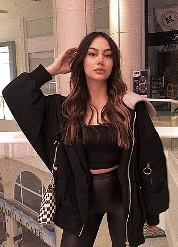 Zara kapşonlu bomber ceket
