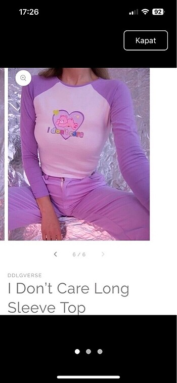 Bershka Surge I dont care crop