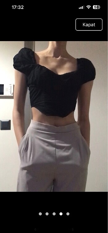 H&M Siyah bustiyer