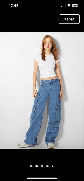 Bershka Bershka baggy jean boy 96cm