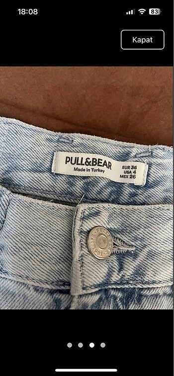 s Beden Pull and bear straight kot