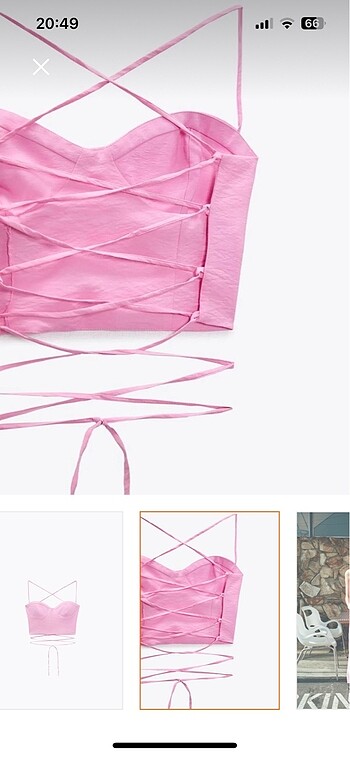 Zara Zara pembe bustiyer