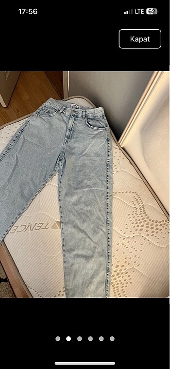 Pull and Bear Pull and bear straight mavi kot