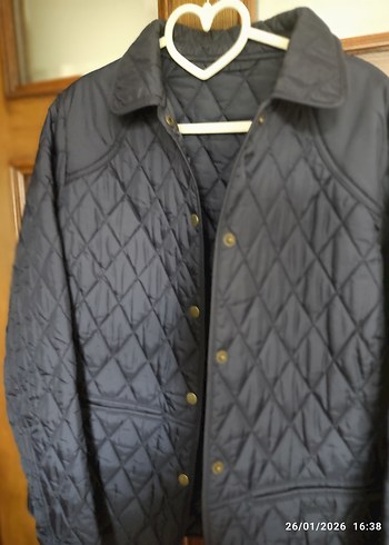 Düğmeli Lacivert Kadın Ceket - Görsel 4