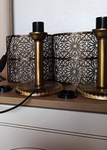 Bronz Renkli Sarkıt Lamba ve abajurlar - Görsel 12