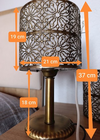 Bronz Renkli Sarkıt Lamba ve abajurlar - Görsel 7