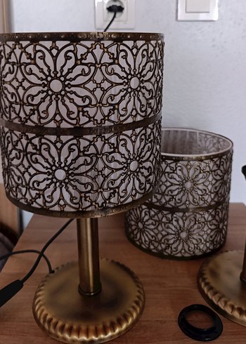 Bronz Renkli Sarkıt Lamba ve abajurlar - Görsel 9