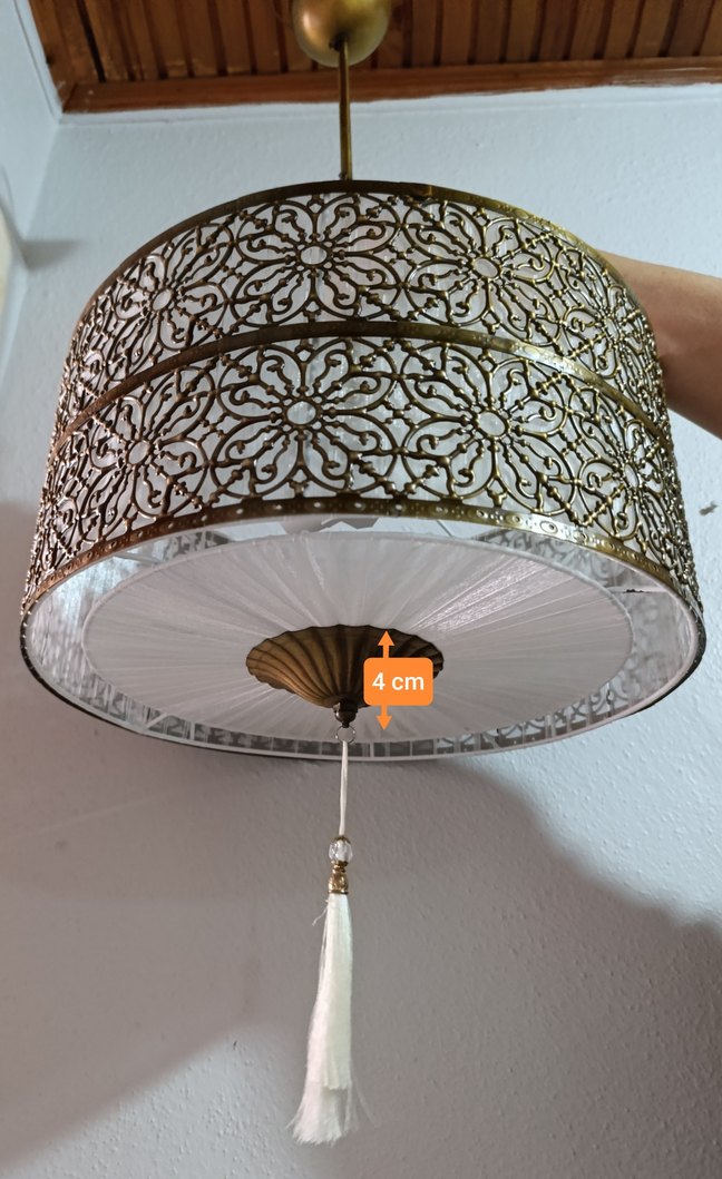 Bronz Renkli Sarkıt Lamba ve abajurlar - Görsel 2