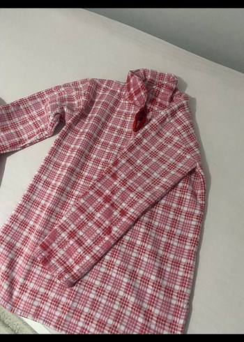 Yün EkoseliKırmızı Pijama Takımı - Görsel 2