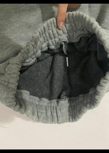 Gri Rahat Kesim Kadın Eşofman Altı - Görsel 3