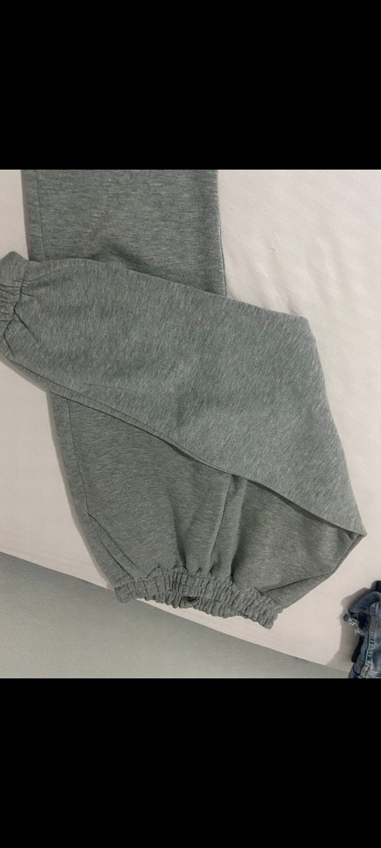 Gri Rahat Kesim Kadın Eşofman Altı - Görsel 2