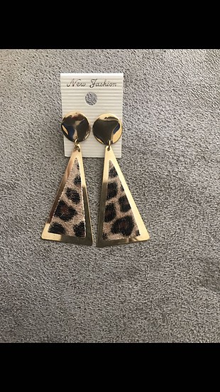 Trendyol & Milla Leopar küpe 