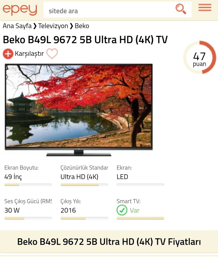 Beko 49 inç smart tv - Görsel 4