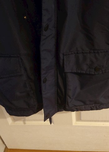 John Lewis 12 Yaş Erkek Çocuk Kürklü Kapşonlu Lacivert Kaban - Görsel 8