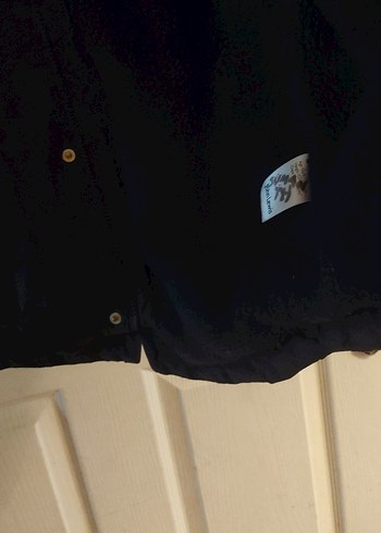 John Lewis 12 Yaş Erkek Çocuk Kürklü Kapşonlu Lacivert Kaban - Görsel 4