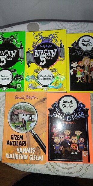  Enid Blyton Kitapları 5 Adet