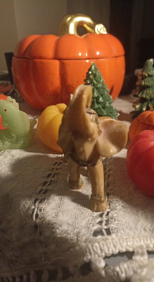 Açık Deve Rengi Fil Figürü - Görsel 4