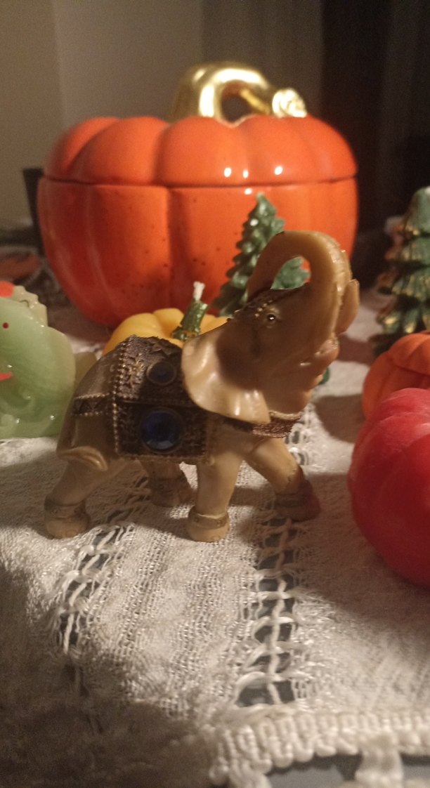 Açık Deve Rengi Fil Figürü - Görsel 2