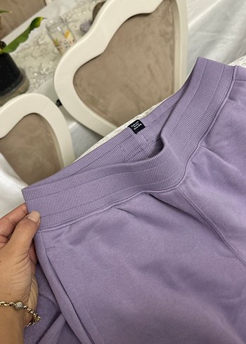 12-13 Yaş Beden Mor Puma Kız Sweatshirt ve Eşofman Takımı