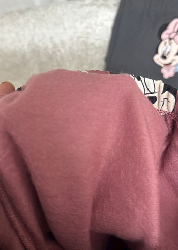 9 Yaş Beden Kız Çocuk Minnie Mouse Baskılı Tayt Seti