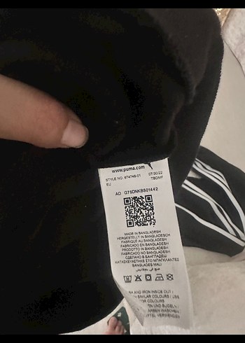 7 Yaş Beden Siyah Puma Sweatshirt