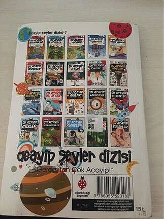  Şu acayip şeyler serisinin uzay kitabı bilgilendirici bir kitap