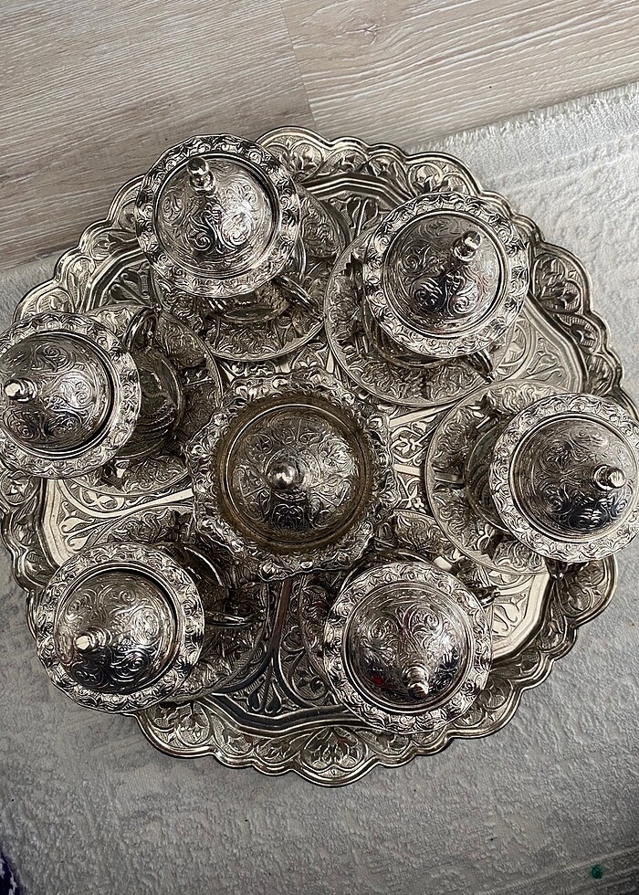 Çay bardağı gümüş - Görsel 2