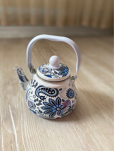 Eski nostalji çaydanlık - Görsel 4