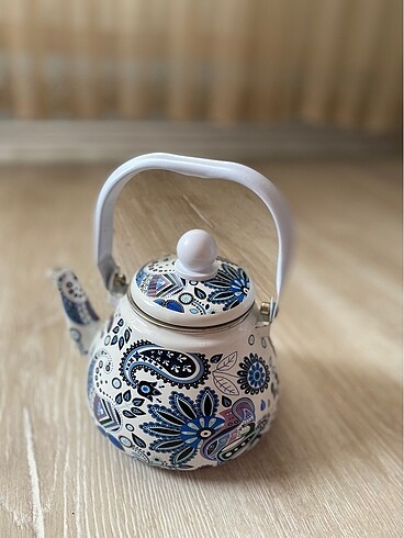 Eski nostalji çaydanlık - Görsel 5