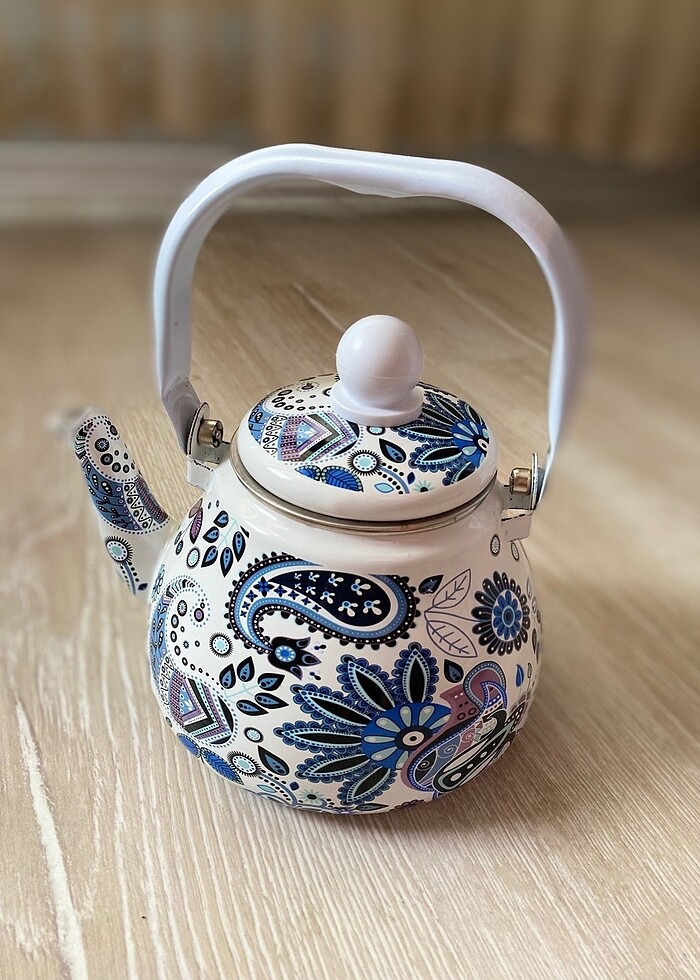 Eski nostalji çaydanlık - Görsel 3