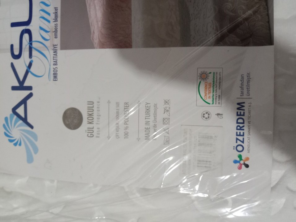 Aksu Damla Desenli battaniye - Görsel 2