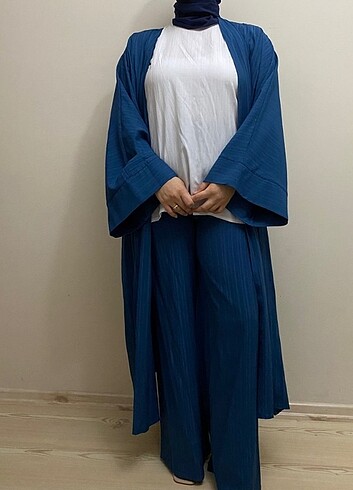 xl Beden lacivert Renk Kimono takım