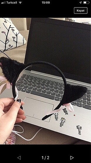 Kedi kulagı taç