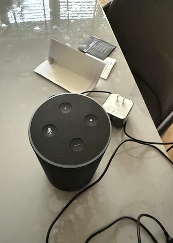 Amazon Echo Siyah Akıllı Hoparlör - Görsel 2