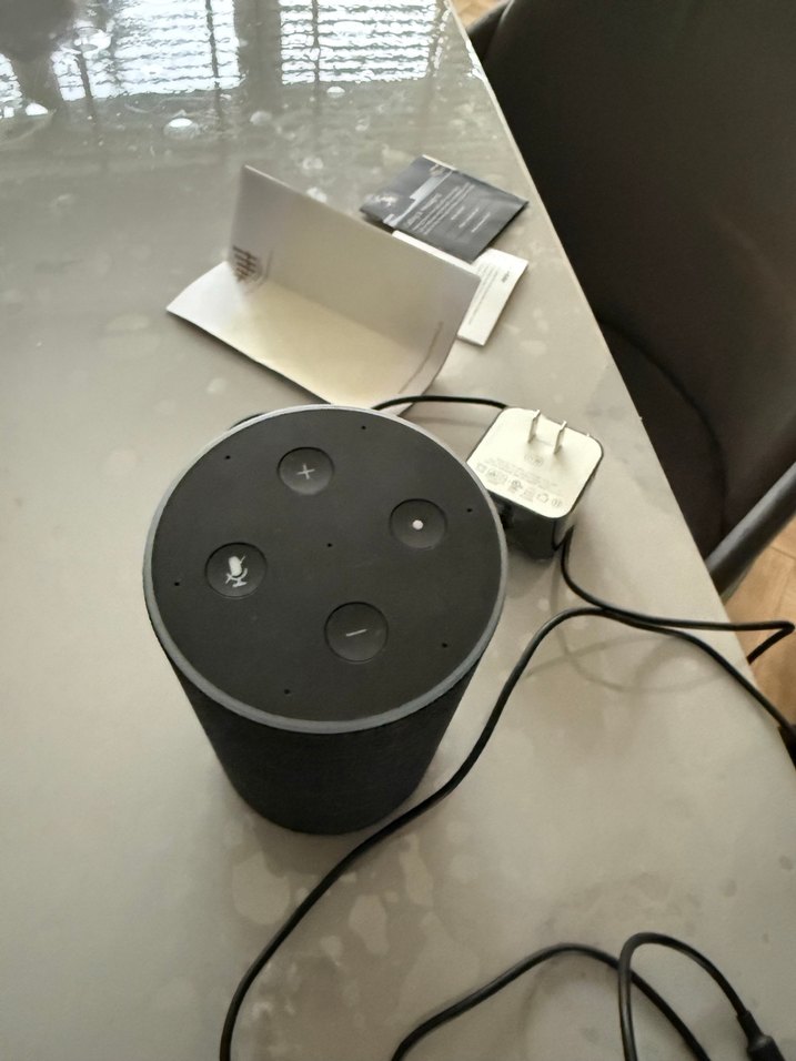 Amazon Echo Siyah Akıllı Hoparlör - Görsel 2