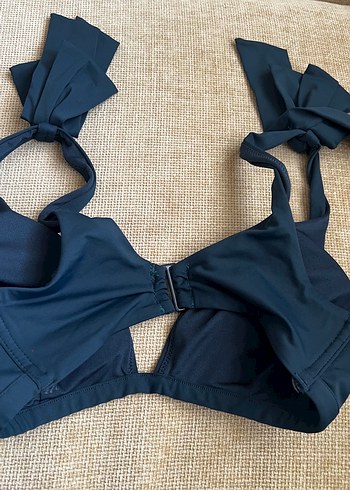 Diğer Lacivert Minimalist Bohem Bikini Üstü