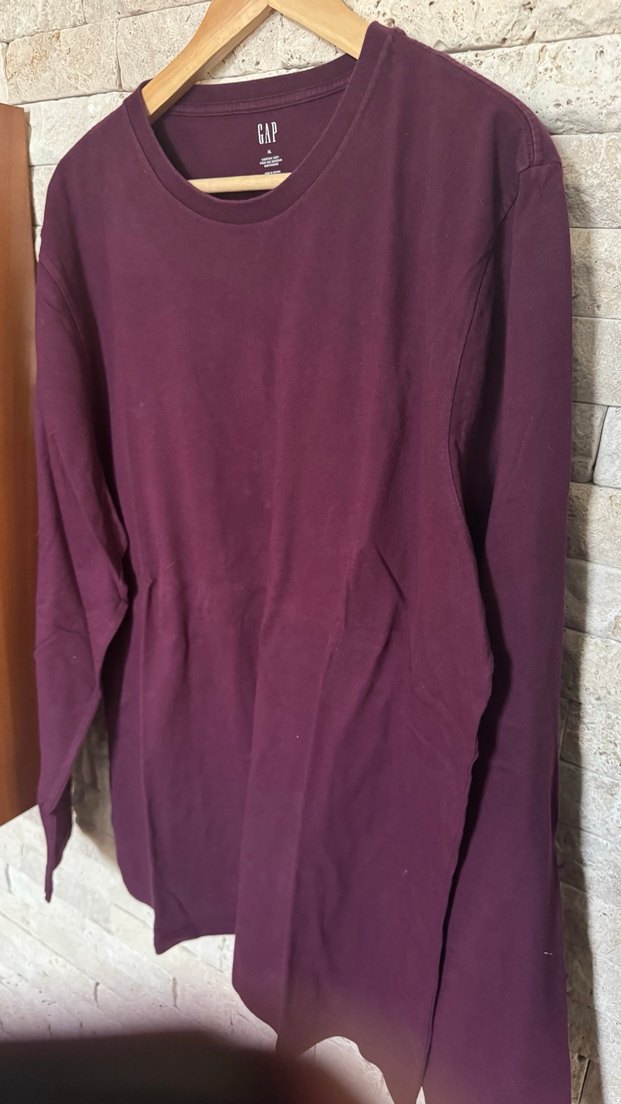 Bordo Erkek Tişörtü GAP - Görsel 4