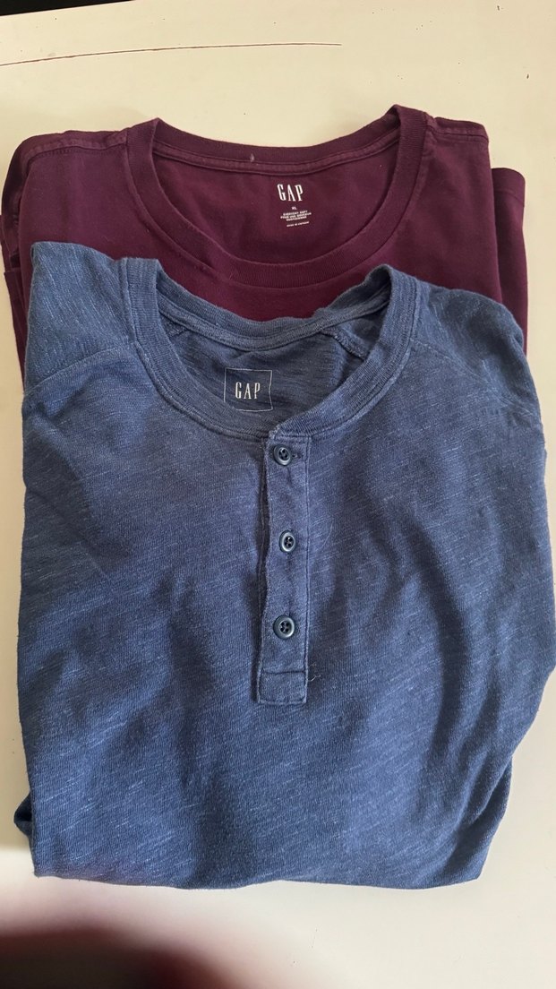 Bordo Erkek Tişörtü GAP - Görsel 5