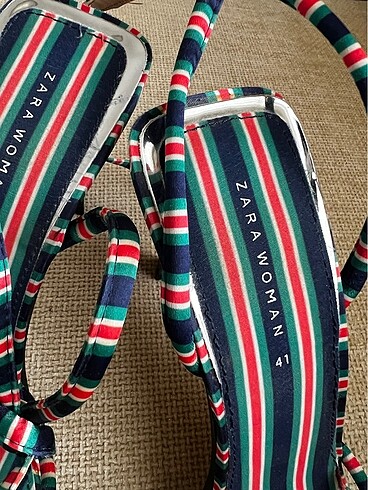 Zara Zara Çizgili Ayakkabı.41